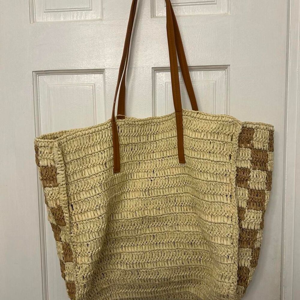 Target Women's Tan and Cream Bag